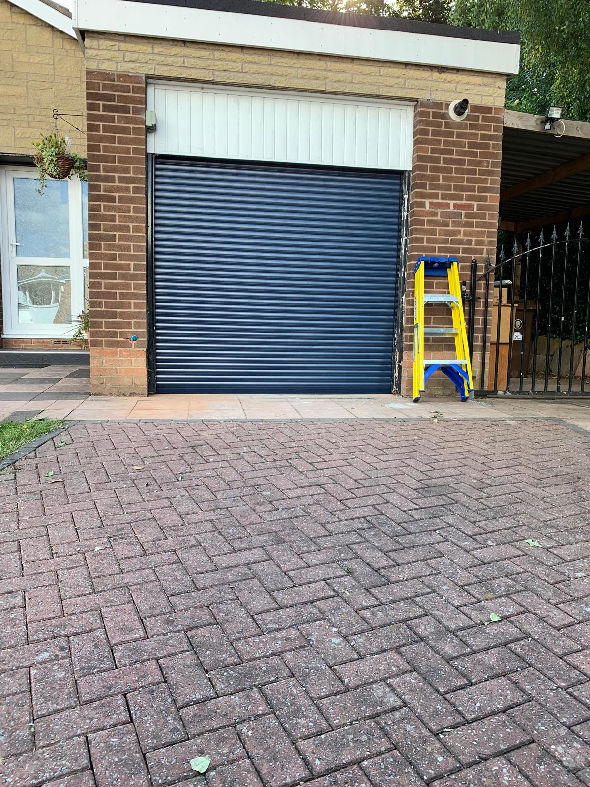 Modern Black Garage Door