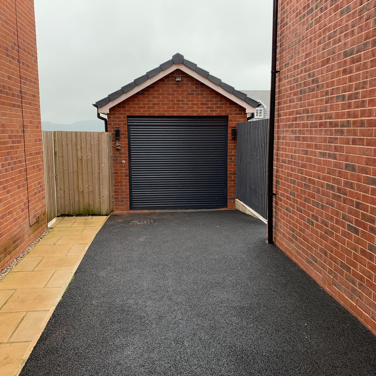 Black Garage Door